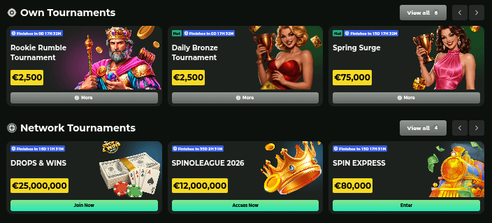 WinBeatz Casino Tournaments 